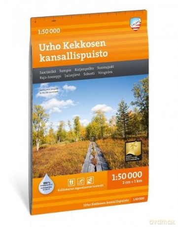 Urho Kekkosen kansallispuisto 1:50000 (Mountain map detailed scale) [KSIĄŻKA]
