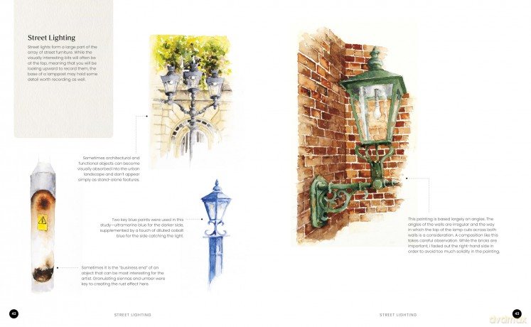 Watercolor Artist's Index of the Urban Landscape: A Field Trip of Features and How to Paint Them - Richard Taylor [KSIĄŻKA]