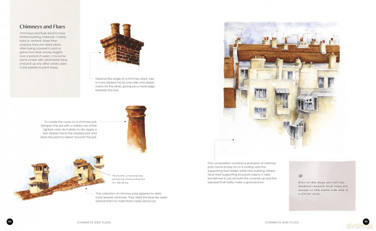 Watercolor Artist's Index of the Urban Landscape: A Field Trip of Features and How to Paint Them - Richard Taylor [KSIĄŻKA]