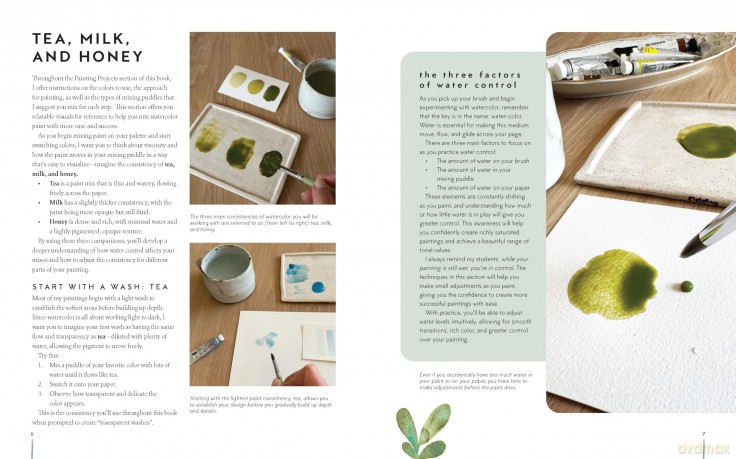 Watercolor Made Simple Workbook: Simple techniques and projects for beginners and beyond-no sketching required! - 20 all-new paintings on watercolor paper - Nicki Traikos [KSIĄŻKA]