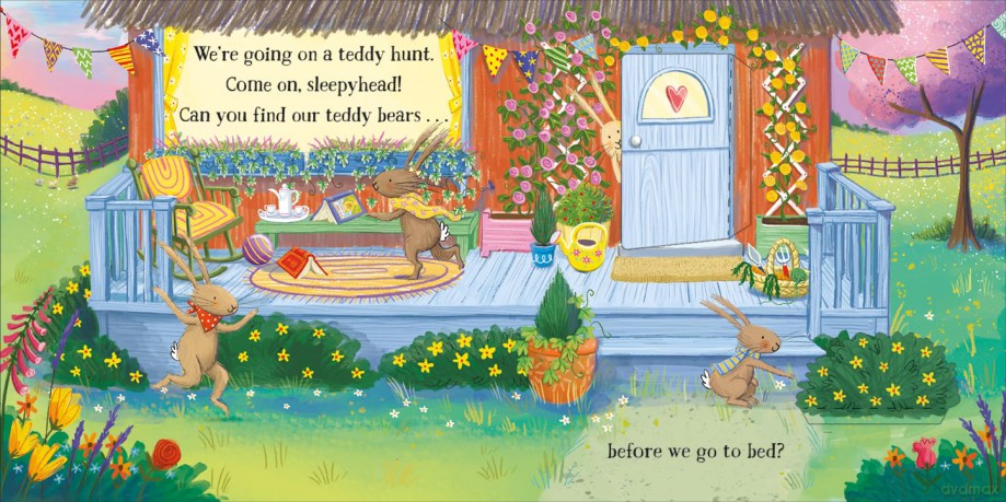 We're Going on a Teddy Hunt: A Bedtime Lift-the-Flap Adventure (The Bunnies of Hoppity Hill) - Martha Mumford [KSIĄŻKA]