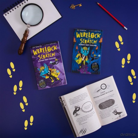 Werelock and Scratch: Robbery Most Puzzling: Book 2: An interactive detective story for kids aged 7-9 - K R Thompson [KSIĄŻKA]