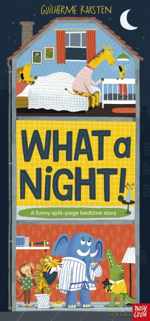 What a Night!: A funny split-page bedtime story - Guilherme Karsten [KSIĄŻKA]