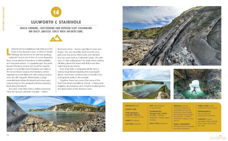 Wild Rock: 100 Best Easy Scrambles in Britain (Travel Guide) - Matt Heason [KSIĄŻKA]