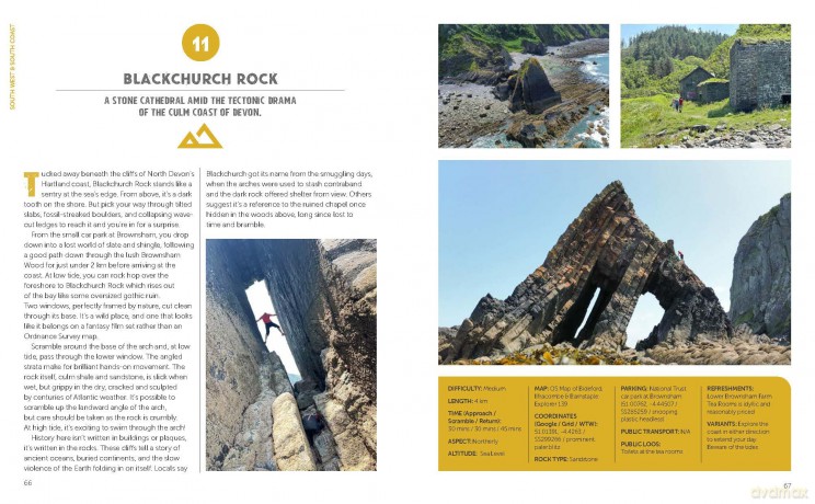 Wild Rock: 100 Best Easy Scrambles in Britain (Travel Guide) - Matt Heason [KSIĄŻKA]