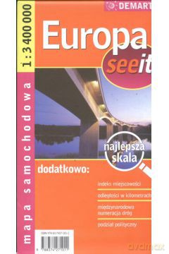 Europa see it - mapa samochodowa 1:3400000