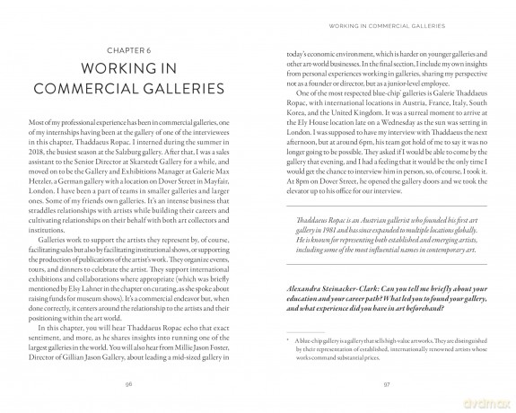 Working in Art: How to build a career in the art world - A Steinacker-Clark [KSIĄŻKA]