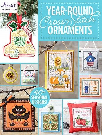 Year-Round Cross-Stitch Ornaments: 40 seasonal designs! - nnie's Cross-Stitch [KSIĄŻKA]