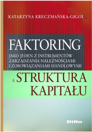 Faktoring jako jeden z instrumentów zarządzania [KSIĄŻKA]