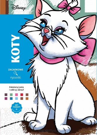 Art Therapy. Disney Koty. Kolorowanka antystresowa - Alexandre Karam [KSIĄŻKA]
