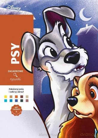 Art Therapy. Disney Psy. Kolorowanka antystresowa - Christophe-Alexis Perez [KSIĄŻKA]