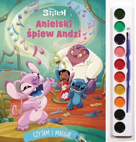 Czytam i maluję. Anielski śpiew Andzi. Disney Stit - John Edwards [KSIĄŻKA]