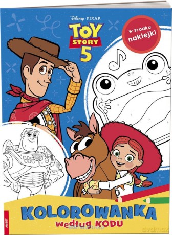 Disney Toy Story 5. Kolorowanka według kodu [KSIĄŻKA]