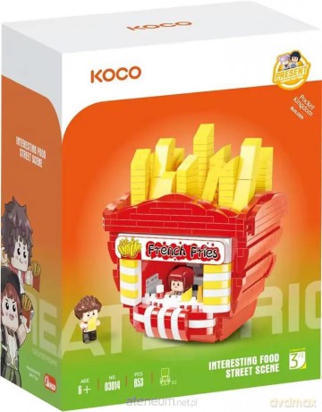 Klocki Koco bar z frytkami 853 el. [KLOCKI]