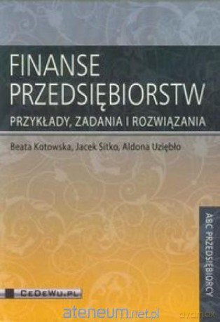Finanse przedsiębiorstw [KSIĄŻKA]