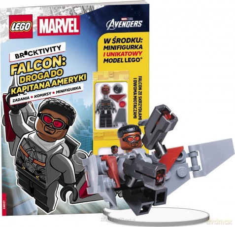 Lego Avengers. Falcon. Droga do Kapitana Ameryki [KSIĄŻKA]