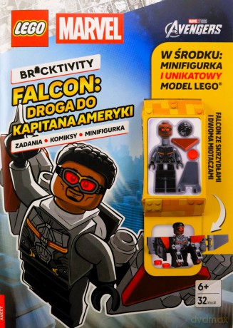 Lego Avengers. Falcon. Droga do Kapitana Ameryki [KSIĄŻKA]