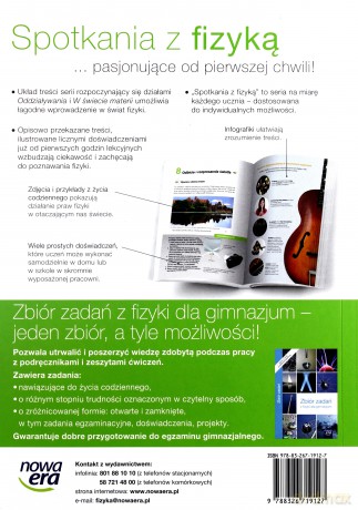 Fizyka Gimnazjum 4 Spotkania z fizyką podręcznik [KSIĄŻKA]