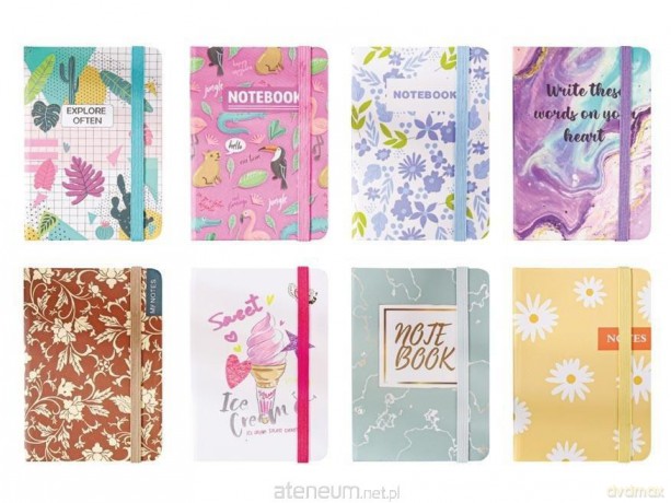 Notes A7/80k linia barwione brzegi mix