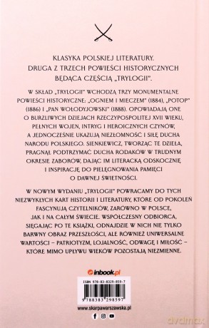 Potop (Tom 1) (ed. kolekcjonerska z barwion. brzegami) - Henryk Sienkiewicz [KSIĄŻKA]