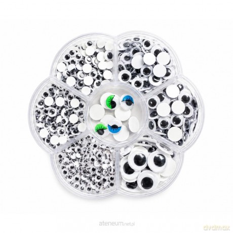 Ruchome oczka box 780 szt 4-12mm