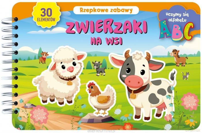 Rzepkowe zabawy. Zwierzaki na wsi - Izabella Sieńko-Holewa [KSIĄŻKA]