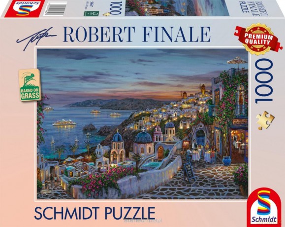 SCHMIDT 1000 el. Zachód słońca na Santorini/Grecja [PUZZLE]