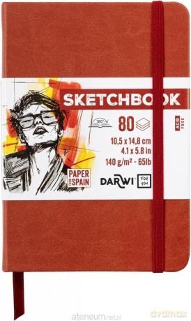 Szkicownik A6 140g terakotowy