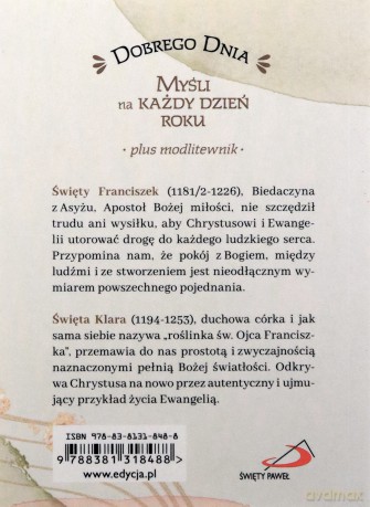 Święty Franciszek i Święta Klara [KSIĄŻKA]