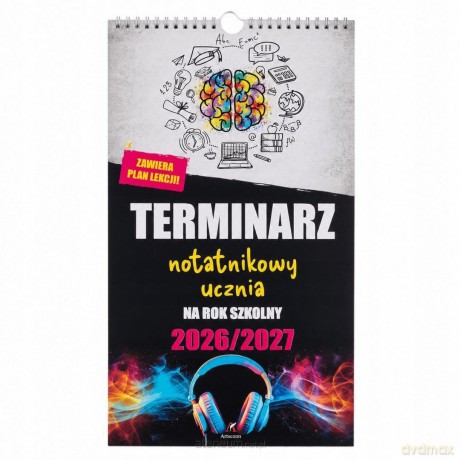 Terminarz Ucznia 2026/2027 Notatnikowy z planem... [KALENDARZ]