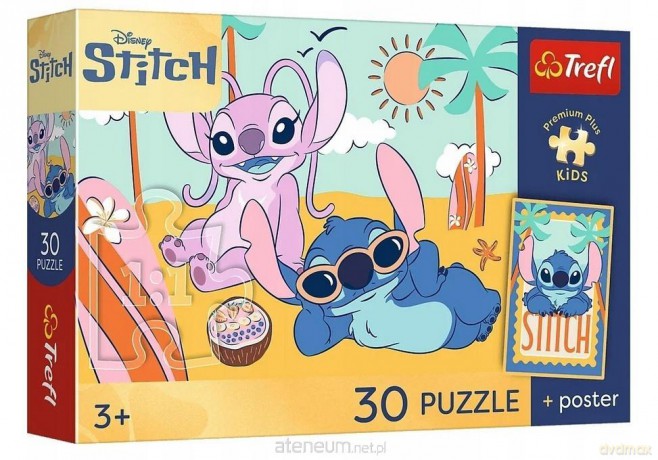TREFL 30 el. Lilo&Stitch Uśmiech Stitcha [PUZZLE]
