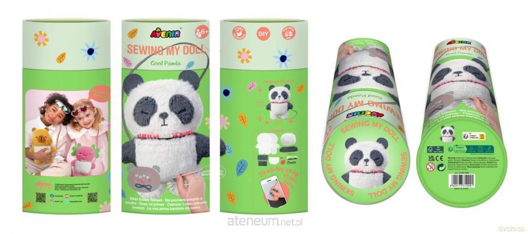 Uszyj własnego pluszaka - Cool panda
