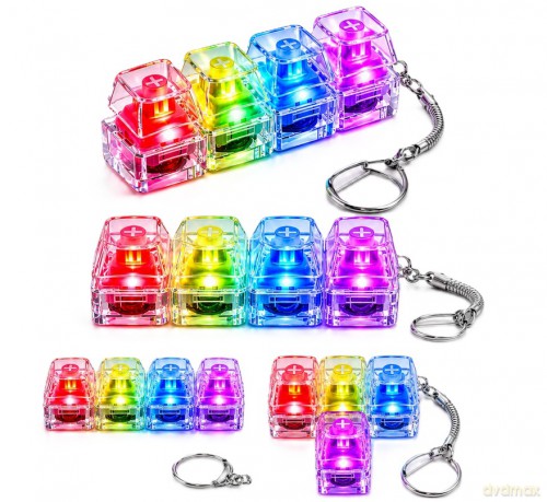 Klikajka Klikacz Antystresowy Brelok Tetris LED (1 sztuka) [GADŻET]