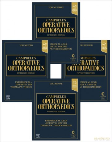 Campbell's Operative Orthopaedics, 4-Volume Set, 15th Edition - Frederick M. Azar, Jeffrey R. Sawyer, Thomas W. Throckmorton [KSIĄŻKA]