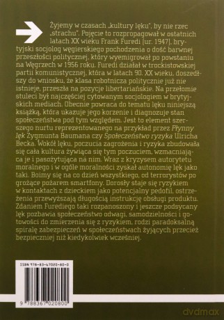 Jak działa lęk. Kultura lęku w XXI wieku - Frank Furedi [KSIĄŻKA]