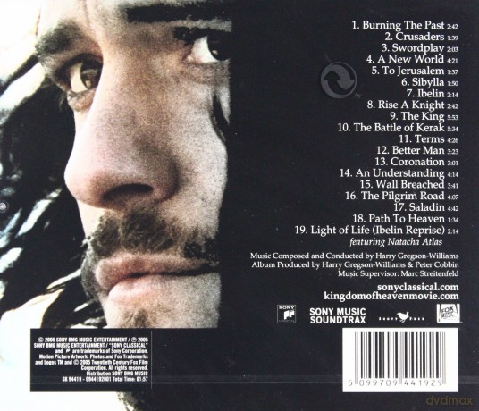Kingdom of Heaven soundtrack (Królestwo niebieskie) (Harry Gregson-Williams) [CD]