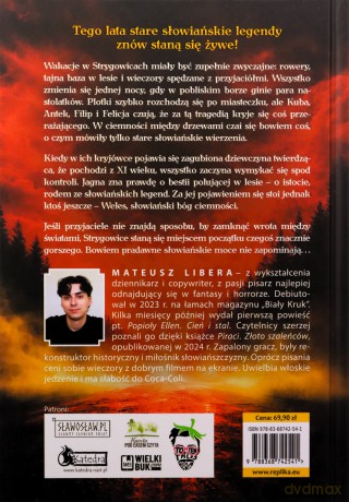 Zarzewie mroku. Dzieci Międzyświata (Tom 1) Słowiańskie Światy (ilustrowane brzegi) - Mateusz Libera [KSIĄŻKA]