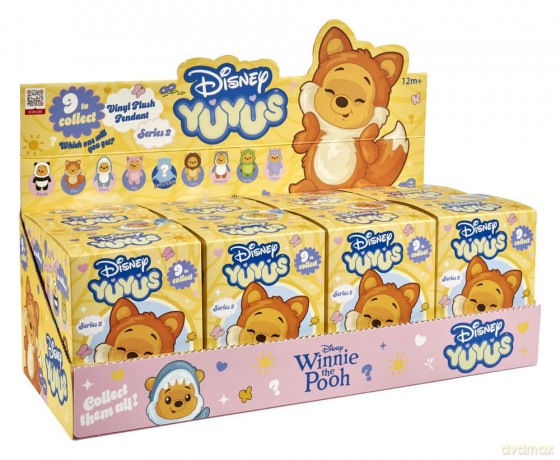 Disney YuYus Plush Key rings Wave 2 Winnie the Pooh 13 cm Blindbox