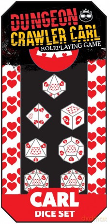 Dungeon Crawler Carl RPG Dice Set Carlâs Enchanted Big Boi Boxers