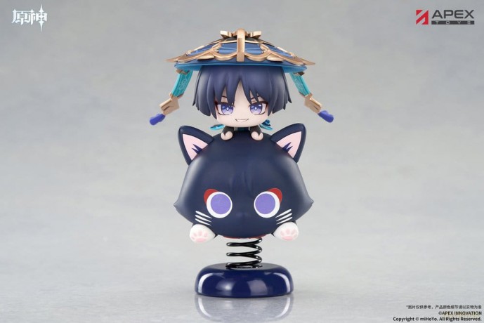 Genshin Impact Chibi Chara Yurayura Stand PVC Figure Wanderer 11 cm [FIGURKA]