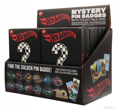 Hot Wheels Mystery Pin Badges Blind Box