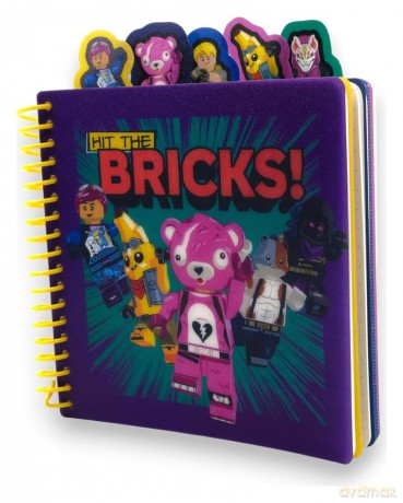 LEGO Fortnite Notebook with Tabs