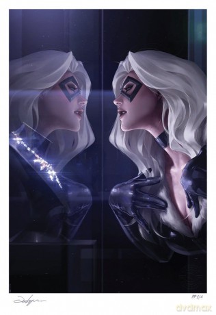 Marvel Fine Art Print Black Cat 46 x 61 cm - unframed
