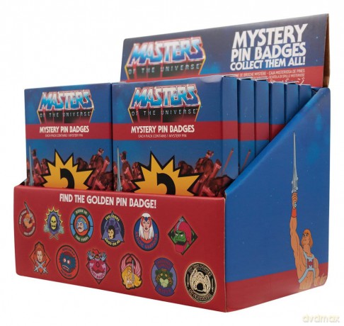 Masters of the Universe Mystery Pin Badges Blind Box