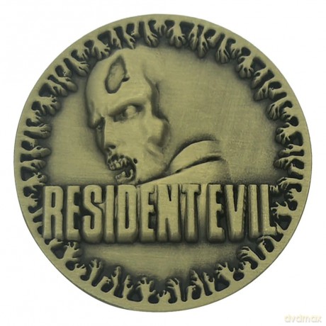 Resident Evil Collectable Coin 30th Anniversary Antique Brass