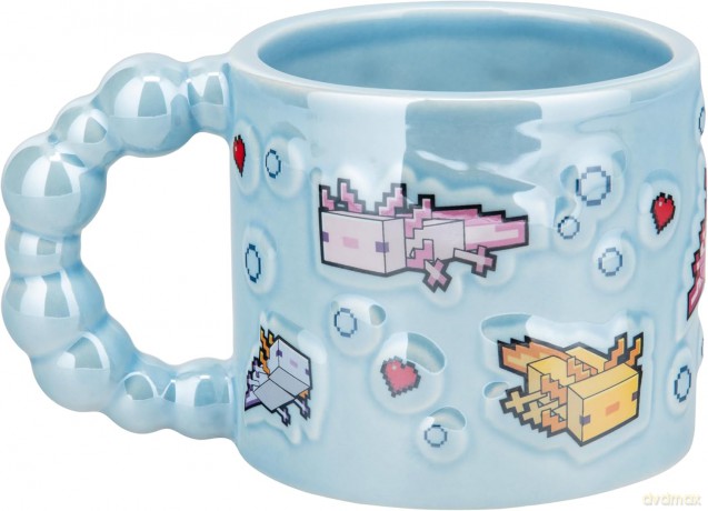 Paladone: Minecraft - Axolotl Bubble Shaped Kubek (PP16101MCF)