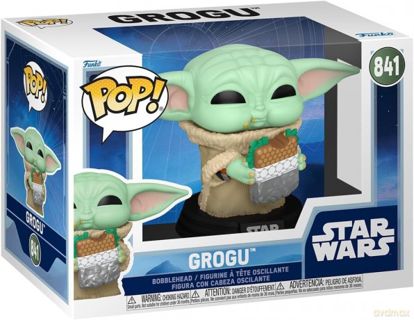 Funko Pop!: Star Wars - Grogu (with Food) #841 Bobble-Head Vinyl Figure
