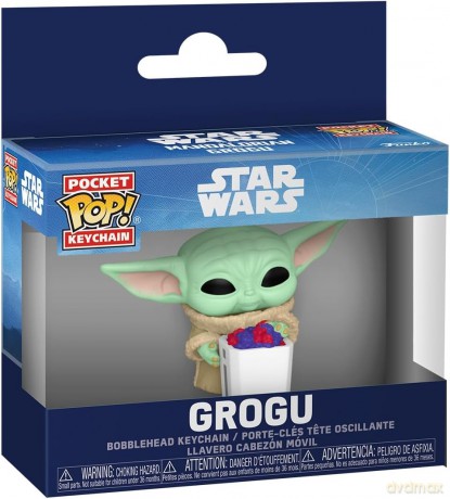 Funko Pocket Pop!: Star Wars - Grogu Bobble-Head Vinyl Figure Keychain