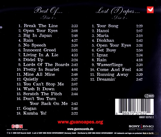 Guano Apes: The Best and The Lost (T)apes [2CD]