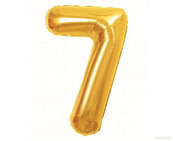 Balon foliowy B&C 7 Royal gold 85cm